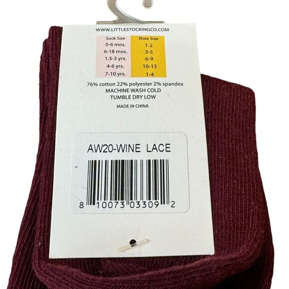 NEW Little Stocking Co Lace Knee High Bundle 1.5-3 Years - Picture 4 of 14